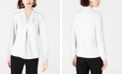Bar III Inverted-Pleat Blouse, Created for Macy's